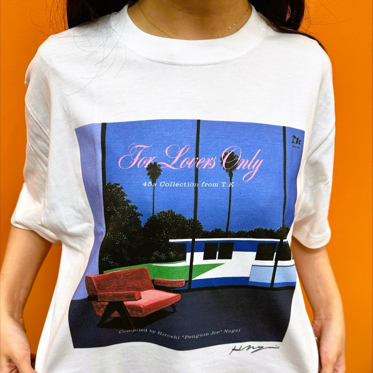 Ida Lovers Prayers Tシャツ ensou(エンソウ) TANGTANG PRAYプリント半袖Tシャツ ブラック