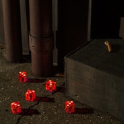 FIVE DICE, ALL THREES (2LP COLOR/Red and Orange Splatter Vinyl)