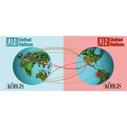 UN United Nations BLUE / UN United Nations RED 2枚セット