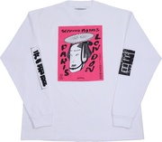 SEPPUKU PISTOLS LONDON PARIS LONG SLEEVE T-SHIRT(WHITE/M）【ULTRA SHIBUYA限定】