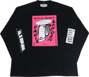 SEPPUKU PISTOLS LONDON PARIS LONG SLEEVE T-SHIRT(BLACK/L）【ULTRA SHIBUYA限定】