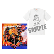 銃撃戦の午後+Tシャツセット(Lサイズ/プリント黒)