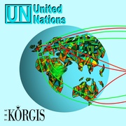 UN United Nations BLUE